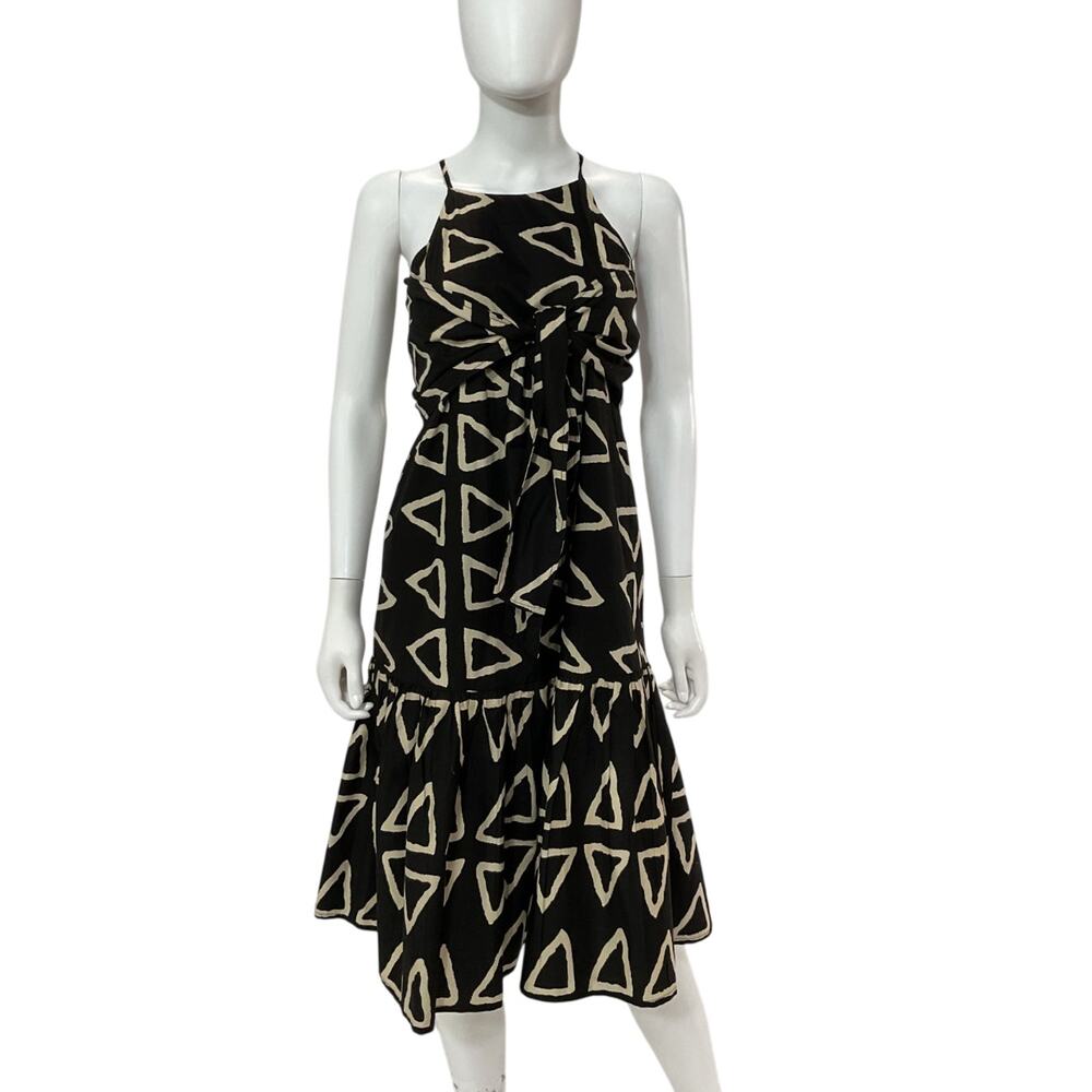 Corey Lynn Calter Printed Black Keyanna Maxi Dress Size XS Petite - Picture 2 of 5